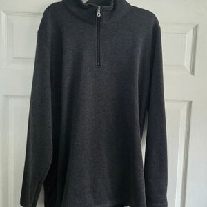 NWT Croft Barrow XL Long Sleeve Fleece 100% POLYESTER RN#73277 Gray 400559961096